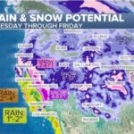 തെക്കൻ കാലിഫോർണിയയിൽ കൊടുങ്കാറ്റും ശക്തമായ മഴയും