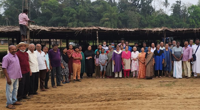 പന്തല് നിര്മ്മാണം പുരോഗമിക്കുന്നു, മാരാമണ് മഹായോഗത്തിന് ഇനിയും നാലു നാള്