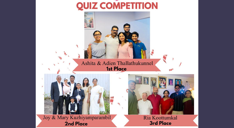 ധന്യൻ മാർ മാക്കിൽ ക്വിസ് മത്സര വിജയികൾ