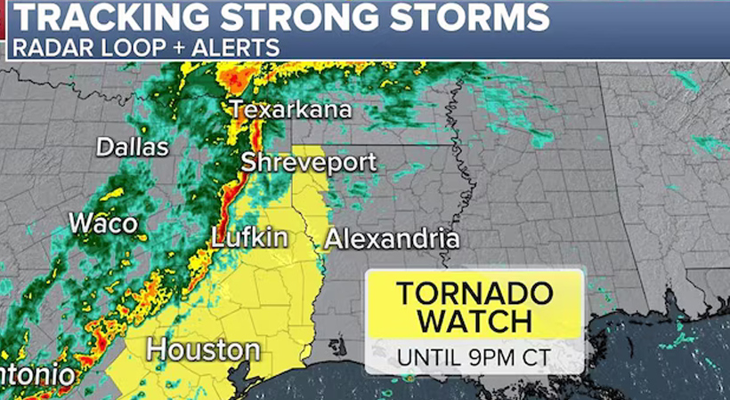 കാലിഫോര്ണിയയിലും അറ്റ്ലാന്റയിലും കൊടുങ്കാറ്റിനു സാധ്യതയെന്നു പ്രവചനം
