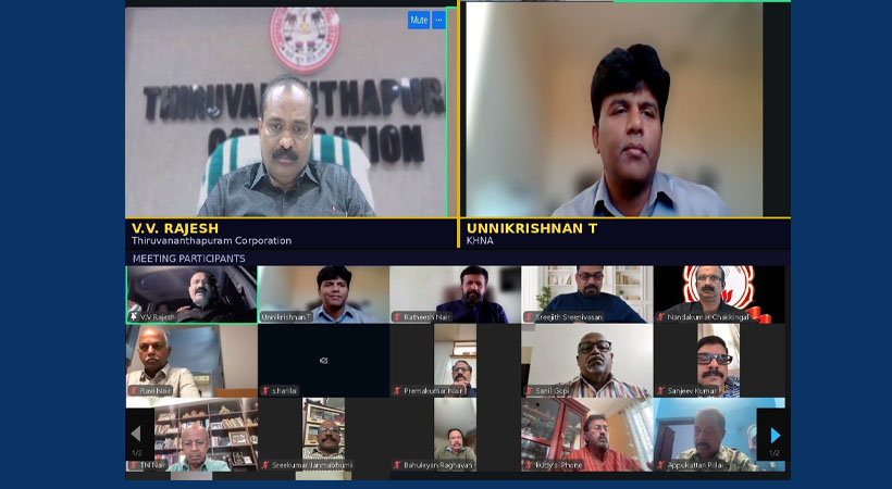 അമേരിക്കൻ മലയാളികളുമായി തിരുവനന്തപുരം മേയർ രാജേഷ് നടത്തിയ മുഖാമുഖം ശ്രദ്ധേയമായി