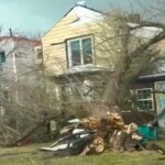 കൊടുങ്കാറ്റിൽ മിഷിഗണിൽ വ്യാപക നാശനഷ്ടം:  ഒക്ലഹോമയിൽ അമ്മയും മകളും കൊല്ലപ്പെട്ടു, മിസോറിയിൽ  അടിയന്തരാവസ്ഥ 