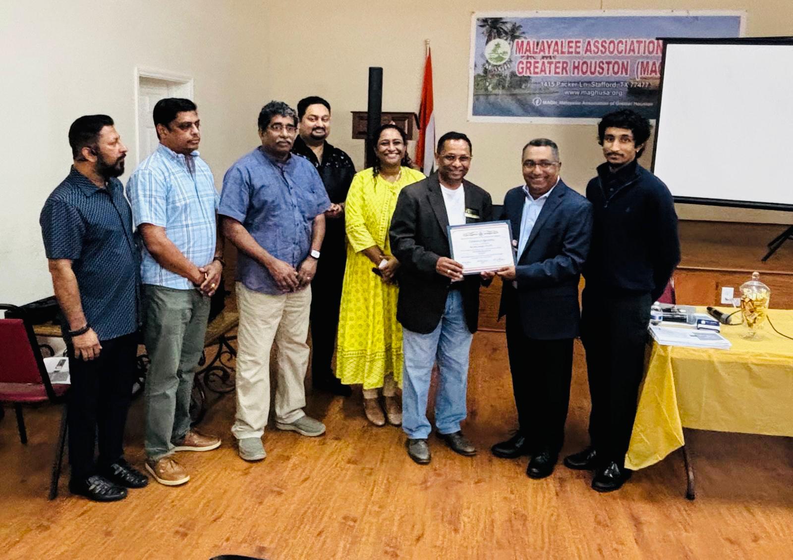 ടാക്സ് ഫയലിംഗ് സീസണിൽ ജനോപകാരമായി മാഗ് ടാക്സ് സെമിനാർ നടത്തി