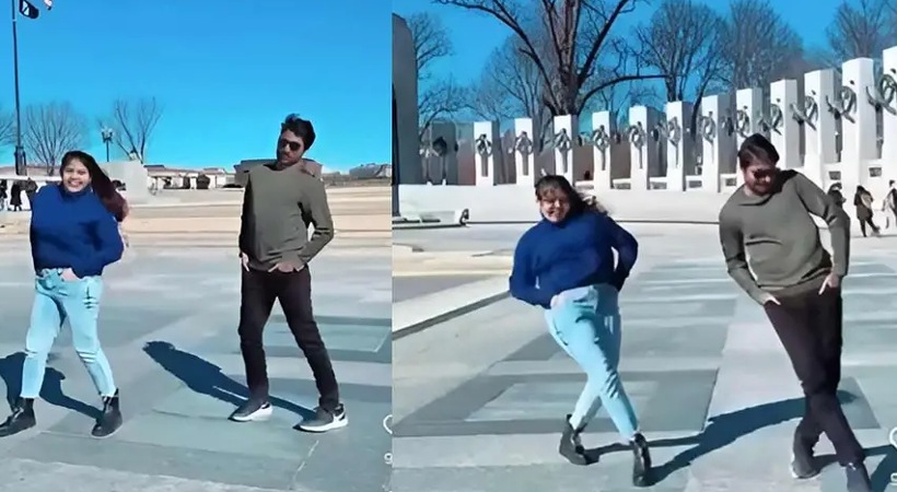 അമേരിക്കൻ യുദ്ധസ്മാരകത്തിന് മുന്നിലെ ഡാൻസ് ഇന്ത്യൻ യുവാവിന് വമ്പൻ പണിയായി!  നാടുകടത്തൽ ഭീഷണി