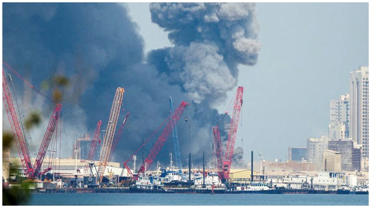 ഒമാൻ തീരത്ത് ഇറാന്റെ ഡ്രോൺ ബോട്ട് ആക്രമണം; സുൽത്താൻ ഖാബൂസ് തുറമുഖത്ത് കപ്പൽ തകർന്ന് ഇന്ത്യക്കാരൻ കൊല്ലപ്പെട്ടു