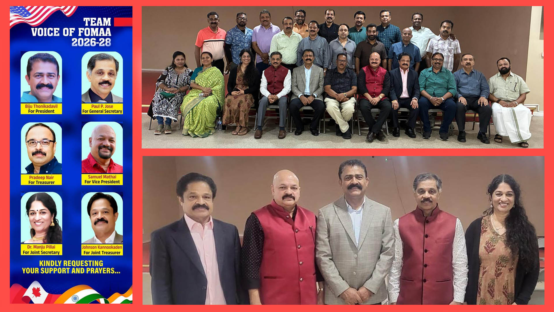 താമ്പായിലെ ഉജ്വല സ്വീകരണത്തില്‍ കരുത്ത് തെളിയിച്ച് ‘ടീം വോയ്‌സ് ഓഫ് ഫോമാ’