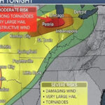 ടെക്‌സസ് മുതല്‍ മിഷിഗണ്‍ വരെ ശക്തമായ ചുഴലിക്കാറ്റിനും പെരുമഴയ്ക്കും സാധ്യത