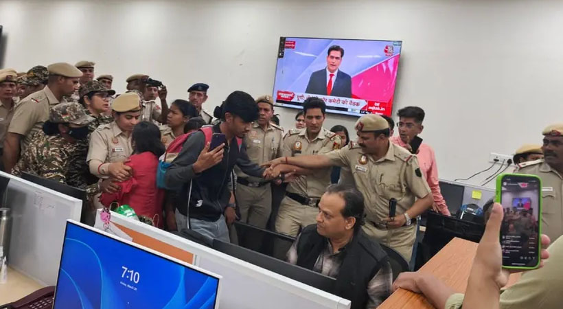 പ്രമുഖ വാർത്താ ഏജൻസിയായ യുഎൻഐയുടെ ഡൽഹി ഓഫിസ് പൊലീസ് സീൽ ചെയ്തു