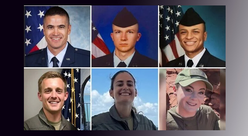 ഇറാക്കില് തകര്ന്നുവീണ അമേരിക്കന് സൈനീക ടാങ്കര് വിമാനത്തില് കൊല്ലപ്പെട്ട ജീവനക്കാരുടെ വിവരങ്ങള് പുറത്തുവിട്ടു