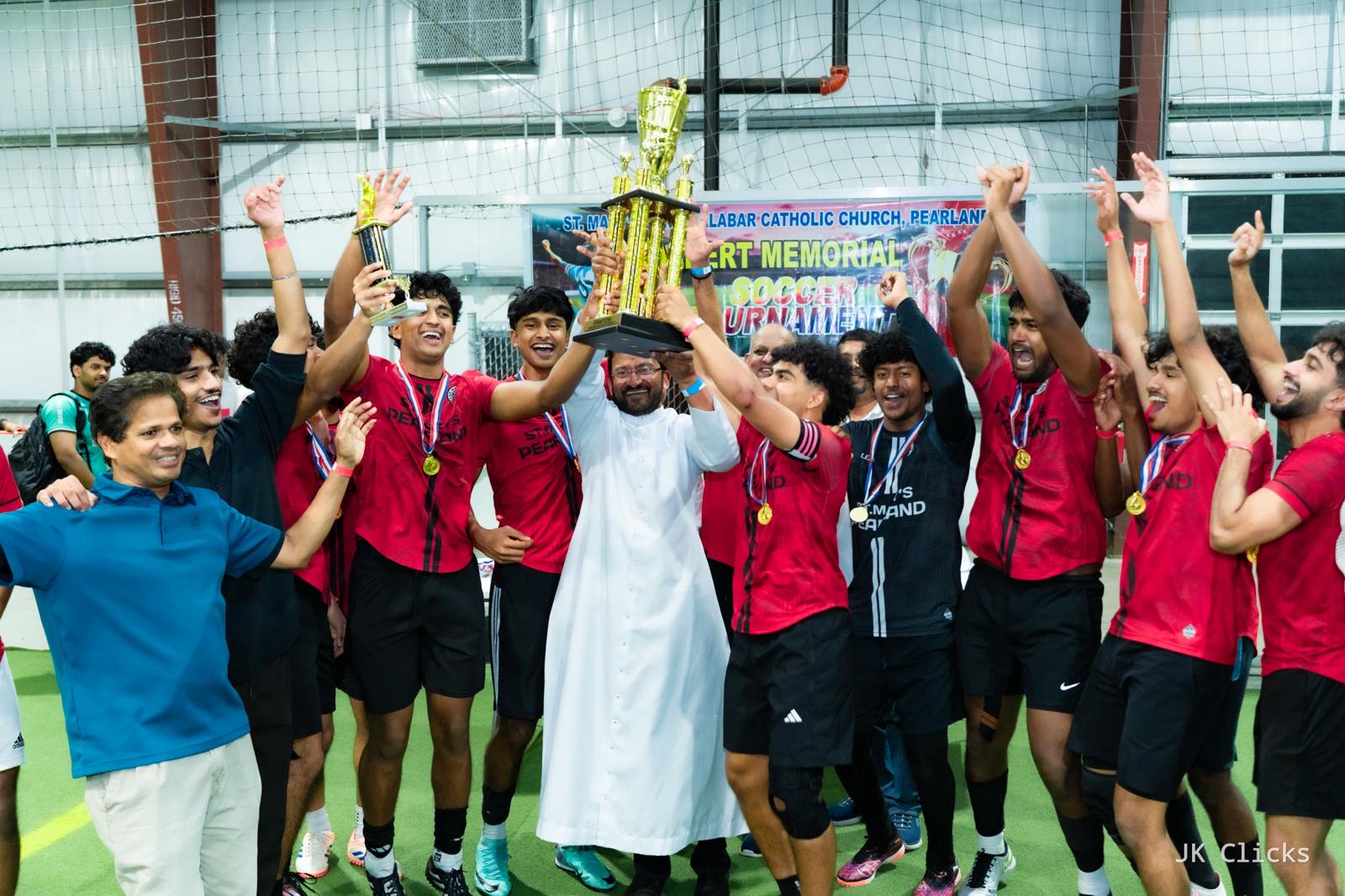 രണ്ടാമത് ആൽബർട്ട് മെമോറിയൽ സോക്കർ ടൂർണമെണ്ടിൽ പെയർലാൻഡ് സെന്റ് മേരീസ് വീണ്ടും വിജയികളായി