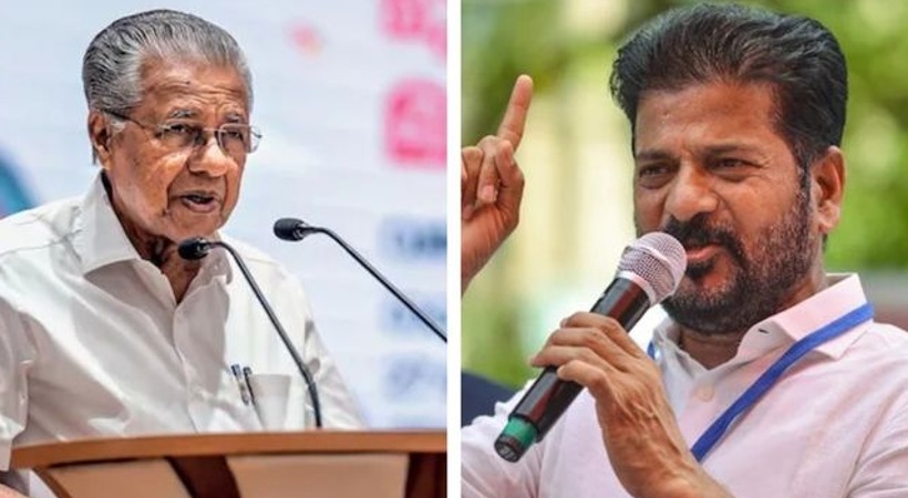 പോർവിളി കഴിഞ്ഞു, മണ്ഡല പുനർനിർണയത്തിൽ കേന്ദ്രത്തിനെതിരെ ഒന്നിച്ചു പോരാടാൻ പിണറായിയുടെ പിന്തുണ തേടി രേവന്ത് റെഡ്ഡി