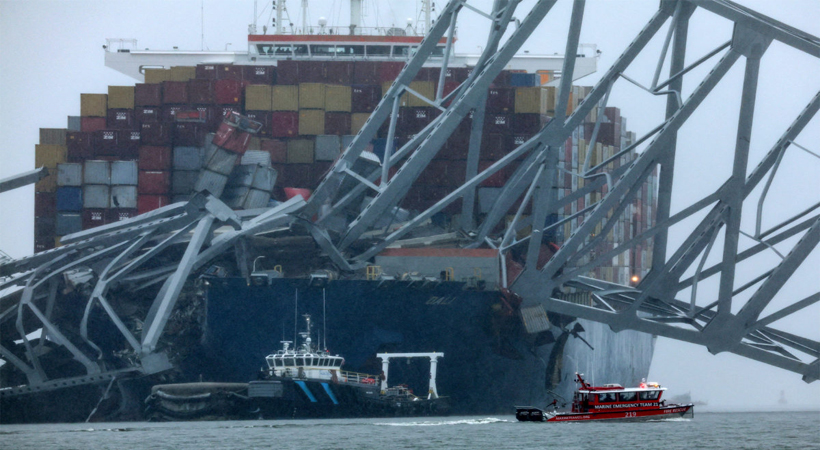 ബാള്ട്ടിമോര് അപകടം: കപ്പലുടമകളും മേരിലാന്റും തമ്മില് നഷ്ടപരിഹാരത്തില് ഒത്തുതീര്പ്പായി