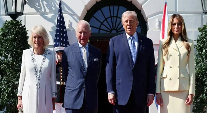 ചാള്‍സ് രാജാവിനും കാമില്ല രാജ്ഞിക്കും യുഎസില്‍ പ്രൗഡോജ്വല സ്വീകരണം: ചാള്‍സ് രാജാവ് അമേരിക്കന്‍ കോണ്‍ഗ്രസിനെ അഭിസംബോധന ചെയ്യും