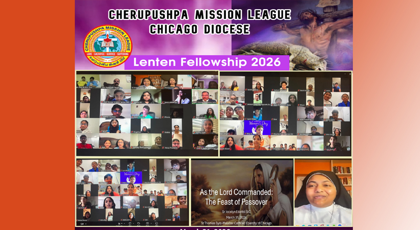 ചിക്കാഗോ രൂപത മിഷന്‍ ലീഗ് നോമ്പുകാല ധ്യാനം സംഘടിപ്പിച്ചു