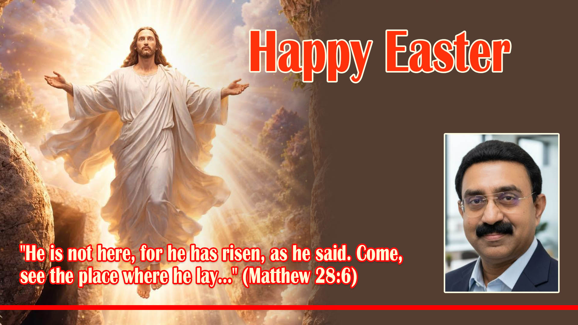 പ്രത്യാശ പുനരുത്ഥാനം ചെയ്ത പുണ്യദിനം; ഏവര്‍ക്കും ഈസ്റ്റര്‍ ആശംസകള്‍…