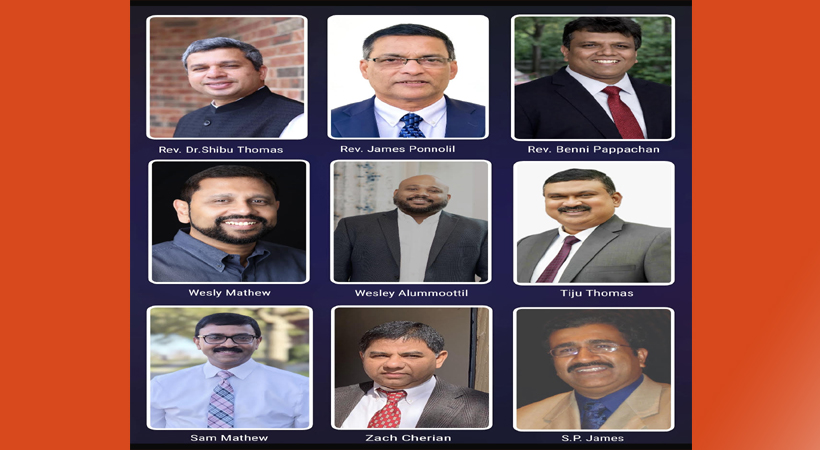 ഐ. പി. സി. മിഡ് വെസ്റ്റ് റീജിയണിനു പുതിയ ഭരണ സാരഥികള്