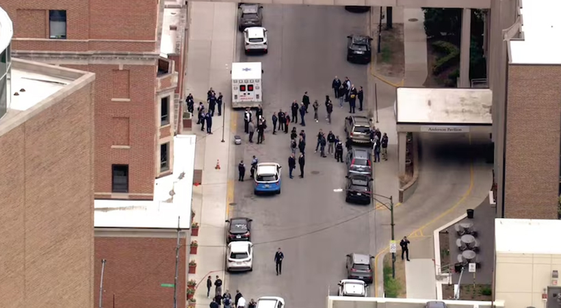 ഷിക്കാഗോയില്‍ ആശുപത്രിയില്‍ വെച്ച് പ്രതിയുടെ വെടിയേറ്റ് പോലീസുകാരന്‍ കൊല്ലപ്പെട്ടു