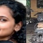 അഞ്ചലിൽ  പോലീസുകാരന്റെ ബൈക്ക് കത്തിച്ചത് രണ്ട് യുവതികൾ ചേർന്നു 