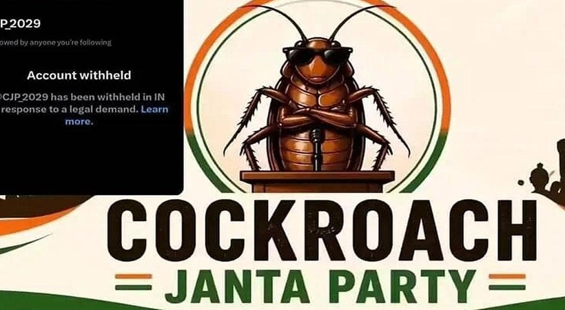 ഇൻസ്റ്റയിൽ ബിജെപിയെ തോൽപ്പിച്ചു, പിന്നാലെ കോക്രോച്ച് ജനത പാർട്ടിയുടെ എക്സ് അക്കൗണ്ടിന് പൂട്ട്; വിടാതെ പുതിയത് തുറന്ന് സിജെപി