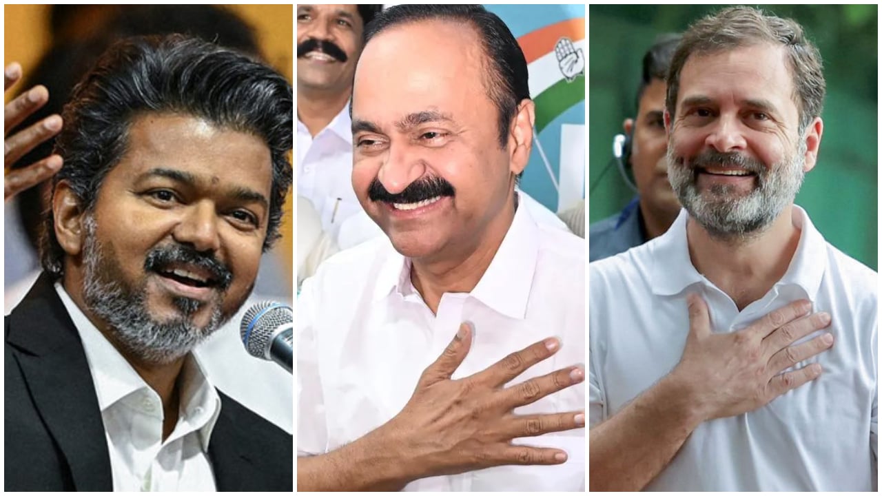 രാഹുൽ ഗാന്ധിക്കൊപ്പം 3 കോൺഗ്രസ് മുഖ്യമന്ത്രിമാർ, തമിഴ്‌നാട് മുഖ്യമന്ത്രി വിജയും എത്തിയേക്കും, സതീശൻ സർക്കാരിന്റെ സത്യപ്രതിജ്ഞ വമ്പൻ ആഘോഷമാകും