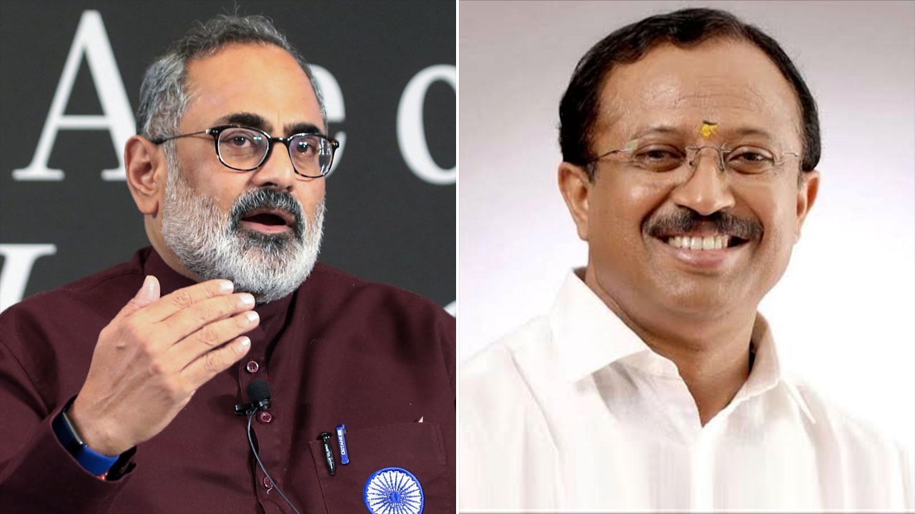 ബിജെപി പാർലമെന്ററി പാർട്ടി നേതാവ് ആരെന്നതിൽ തർക്കം രൂക്ഷം; രാജീവ് ചന്ദ്രശേഖറും വി. മുരളീധരനും രംഗത്ത്