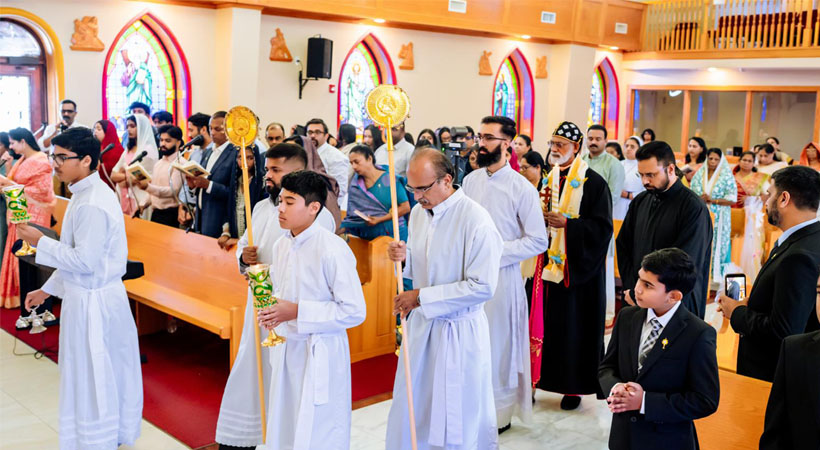 സെന്റ് പീറ്റേഴ്‌സ് മലങ്കര കത്തോലിക്ക ഇടവക പെരുന്നാള്‍ ഭക്തി നിര്‍ഭരമായി ആഘോഷിച്ചു