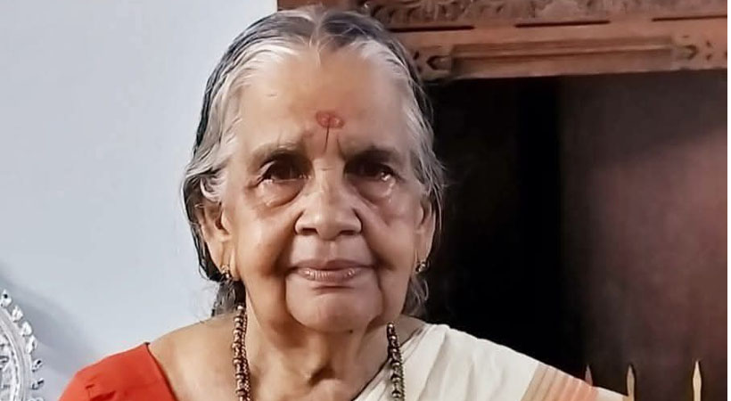 മന്ത്ര മുൻ പ്രസിഡന്റ് ഹരി ശിവരാമന്റെ മാതാവ് തങ്കമ്മ ശിവരാമൻ അന്തരിച്ചു