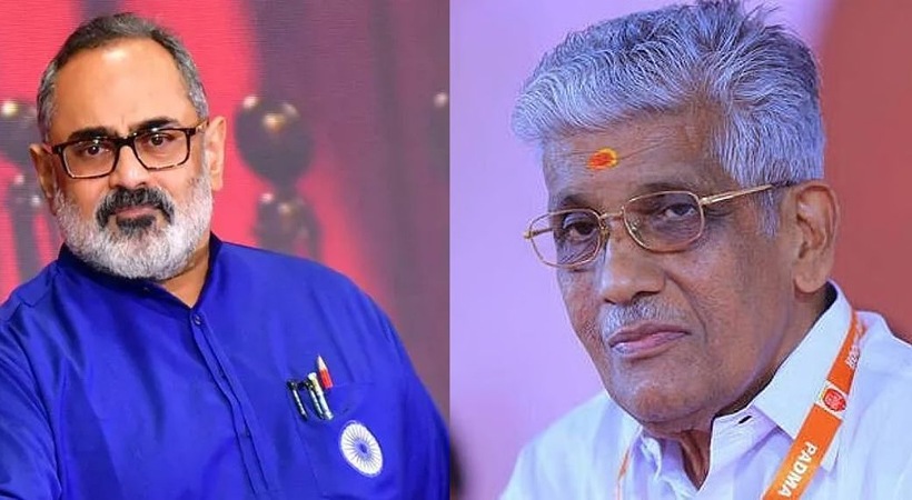 ബി.ജെ.പി എൻ.എസ്.എസിന് എതിരല്ല, സുകുമാരൻ നായർക്കെതിരായ ഉപരാഷ്ട്രപതിയുടെയും സുരേഷ് ഗോപിയുടെയും വിമർശനങ്ങളിൽ മറുപടിയുമായി രാജീവ് ചന്ദ്രശേഖർ
