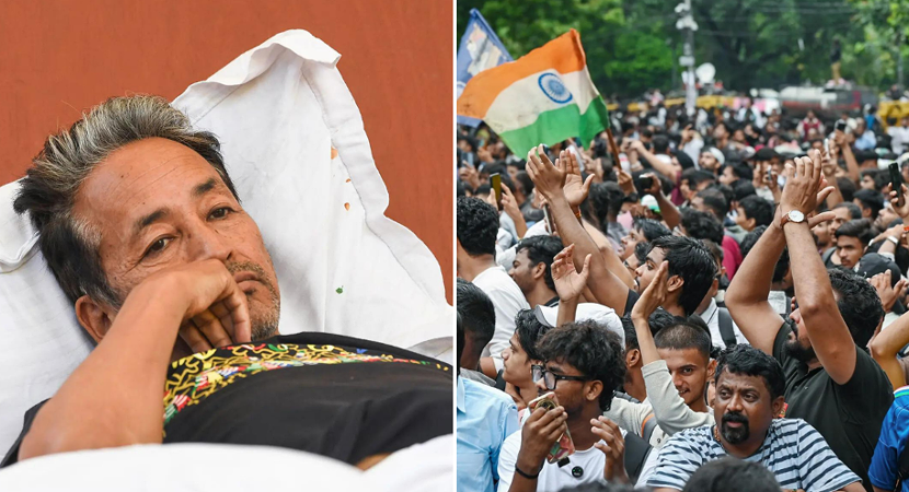 സോനം വാങ്ചുക്കിനോട് നിരാഹാരം അവസാനിപ്പിക്കാൻ അഭ്യർത്ഥിച്ച് സി.ജെ.പി.; ധർമ്മേന്ദ്ര പ്രധാൻ രാജിവെക്കും വരെ സമരം തുടരും