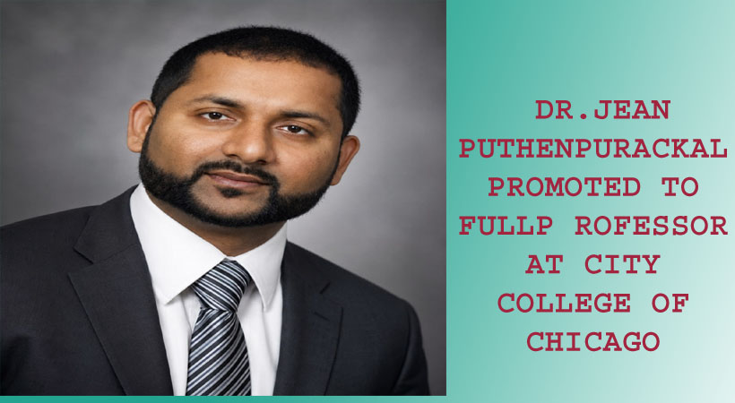 Dr. Jean Puthenpurackal Promoted to Full Professor at City Colleges of Chicago