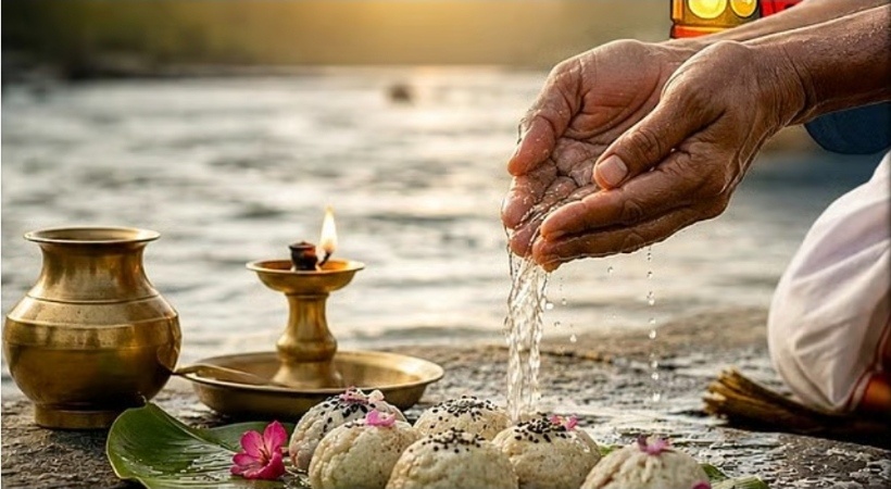 പിതൃസ്മരണയില്‍  കര്‍ക്കക്കിടക  വാവുബലി