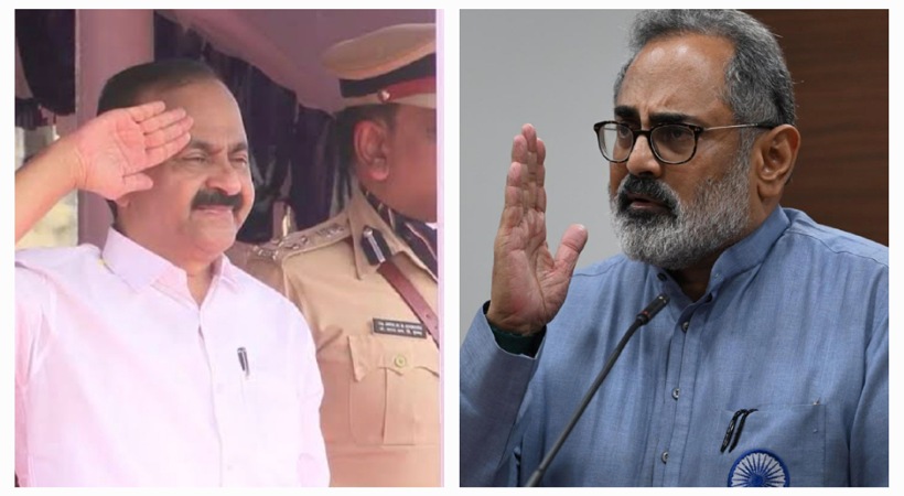 കേരളത്തിൽ വന്ദേമാതരം ഒഴിവാക്കിയത് ഭരണഘടനാ ലംഘനമെന്ന് രാജീവ് ചന്ദ്രശേഖർ, ‘പ്രത്യാഘാതങ്ങൾ നേരിടേണ്ടി വരും’; ബിജെപിയിലെ ഫണ്ട് തട്ടിപ്പ് വാർത്തകൾ തള്ളി