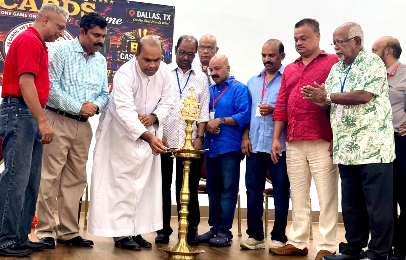 ഡാലസിൽ രാജ്യാന്തര 56 ചീട്ടുകളി മത്സരത്തിന് ആവേശകരമായ തുടക്കം; നൂറോളം ടീമുകൾ മാറ്റുരയ്ക്കുന്നു