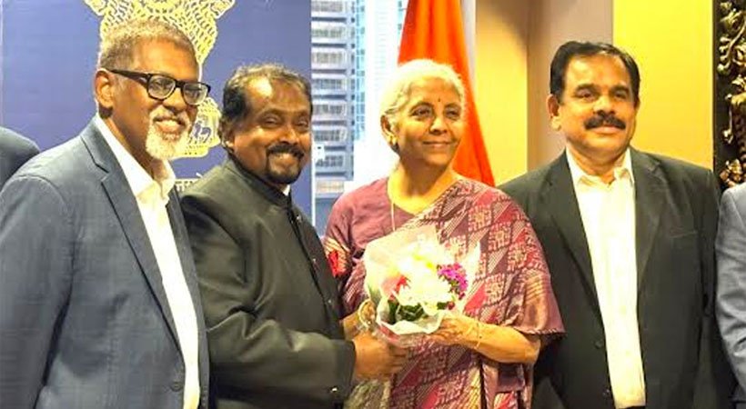 കേന്ദ്ര ധനകാര്യമന്ത്രി നിര്മ്മലാ സീതാരാമന് ഷിക്കാഗോയില് ഉജ്വല സ്വീകരണം നല്കി