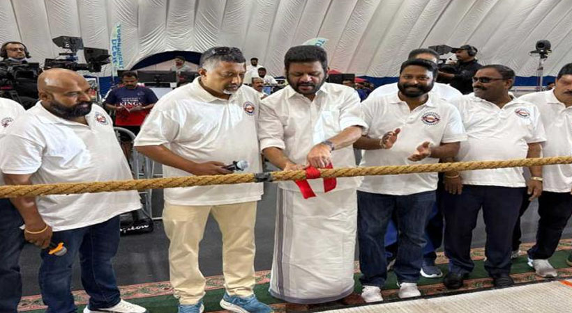 ഷിക്കാഗോ സോഷ്യല് ക്ലബിന്റെ 12-ാമത് അന്താരാഷ്ട്ര വടംവലി ടൂര്ണമെന്റിന്റെ ഉദ്ഘാടനം വി.കെ. ശ്രീകണ്ഠന് എം.പി നിര്വഹിച്ചു